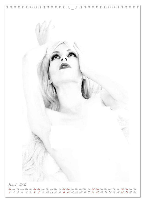 Sensual figure of light (CALVENDO Monthly Calendar 2026)