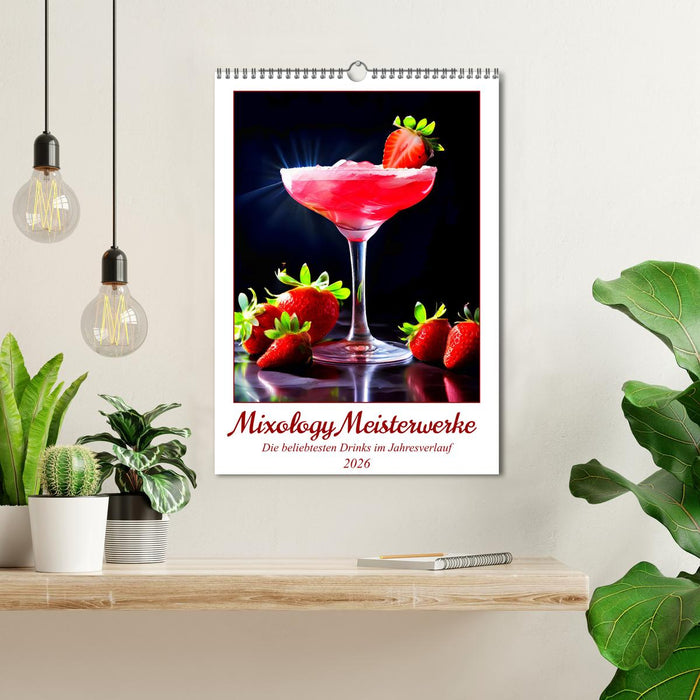 Mixology Meisterwerke (CALVENDO Monthly Calendar 2026)