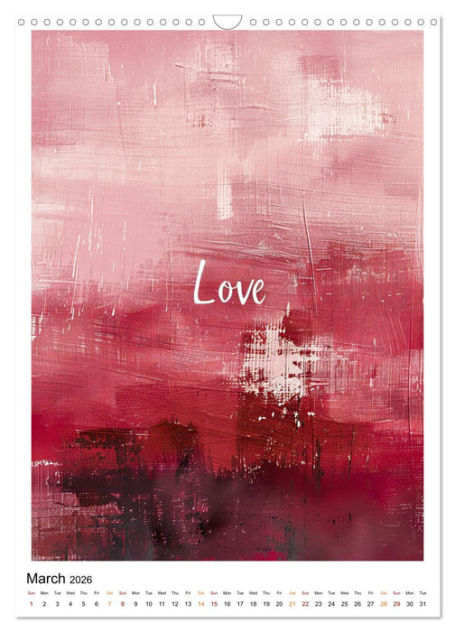 Love - say yes (CALVENDO Monthly Calendar 2026)