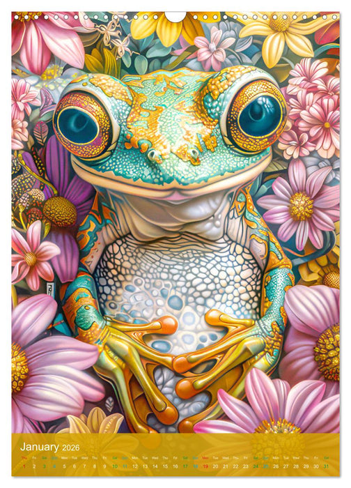 Humorous cute animal characters (CALVENDO Monthly Calendar 2026)