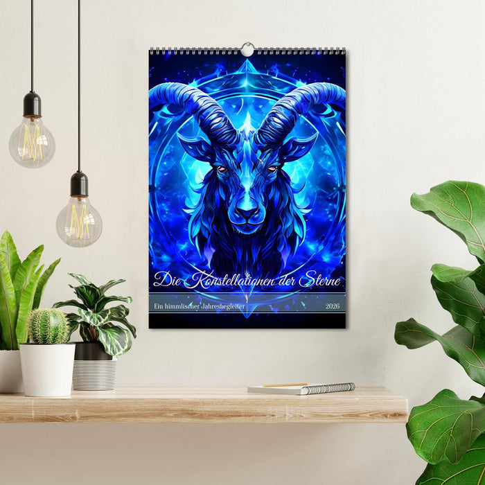 The constellations of the stars (CALVENDO Monthly Calendar 2026)