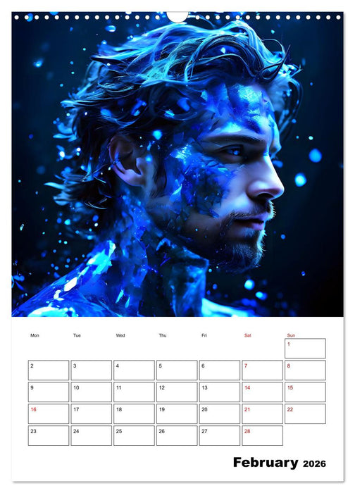 The constellations of the stars (CALVENDO Monthly Calendar 2026)