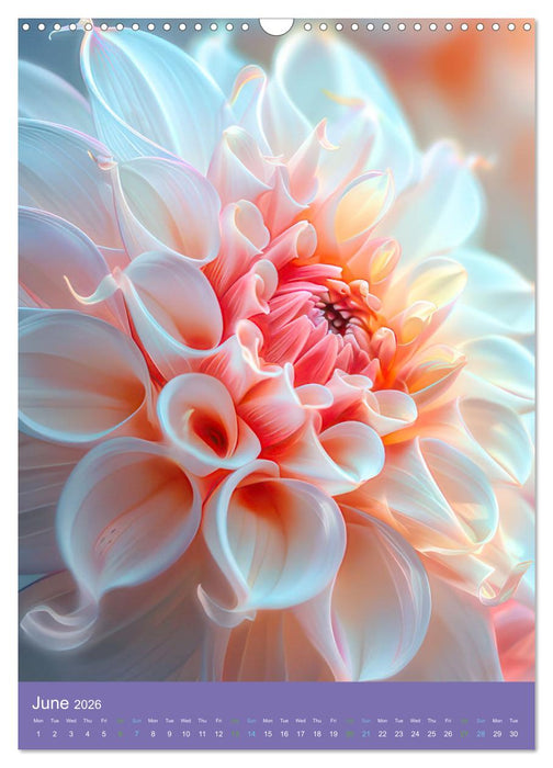 Flowers of the imagination (CALVENDO Monthly Calendar 2026)