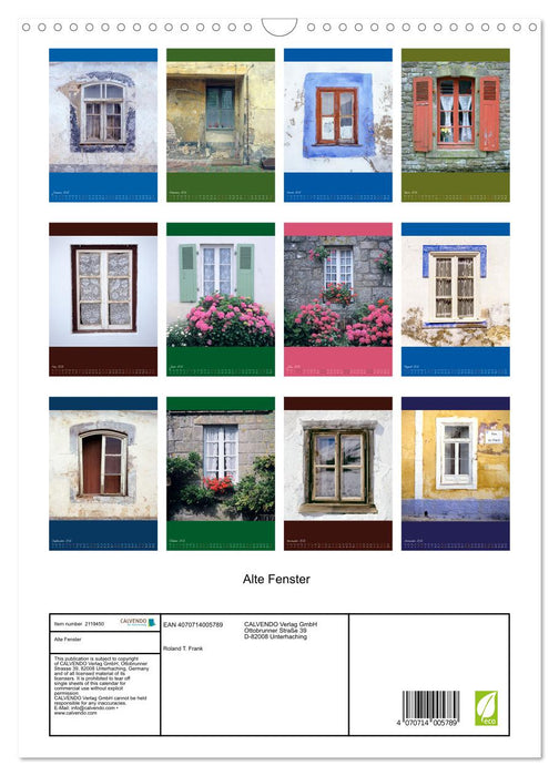 Old windows (CALVENDO Monthly Calendar 2026)