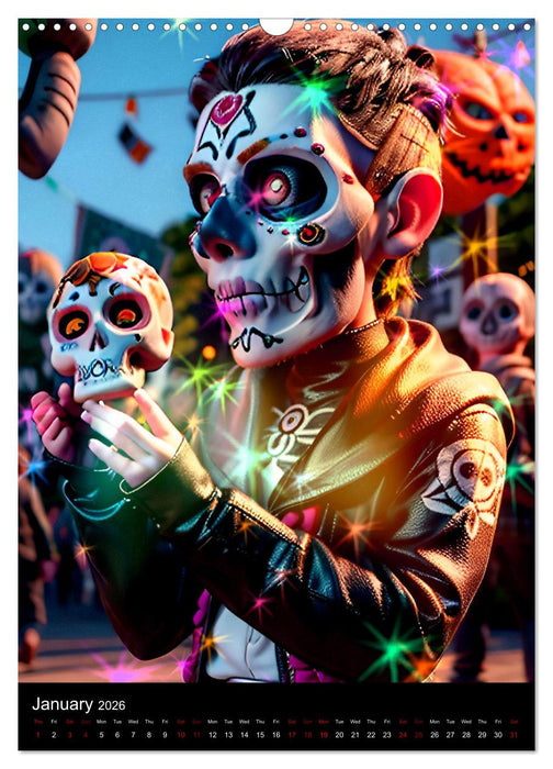 Life is colorful in the hereafter (CALVENDO Monthly Calendar 2026)