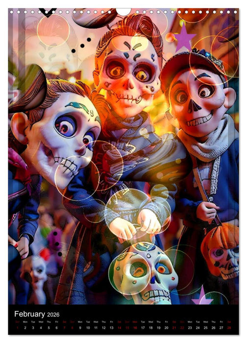 Life is colorful in the hereafter (CALVENDO Monthly Calendar 2026)