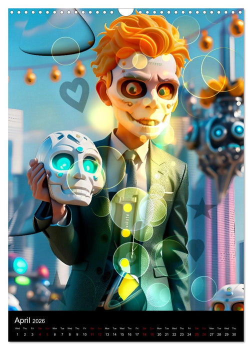 Life is colorful in the hereafter (CALVENDO Monthly Calendar 2026)