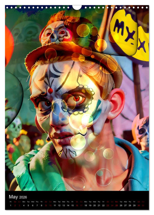 Life is colorful in the hereafter (CALVENDO Monthly Calendar 2026)