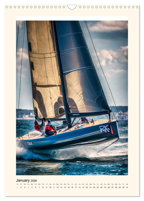 Spectacular sailing (CALVENDO Monthly Calendar 2026)