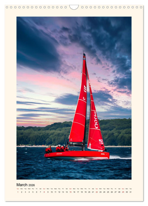 Spectacular sailing (CALVENDO Monthly Calendar 2026)