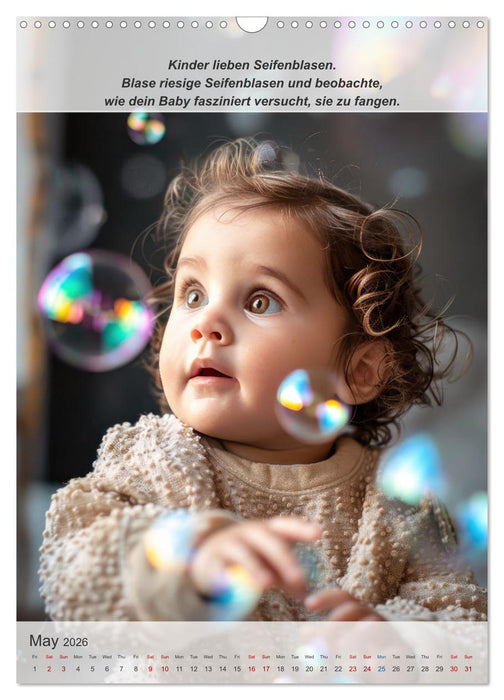 No more boredom for your baby (CALVENDO Monthly Calendar 2026)