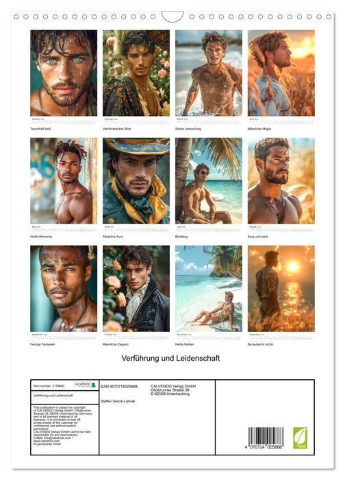 Seduction and passion (CALVENDO Monthly Calendar 2026)