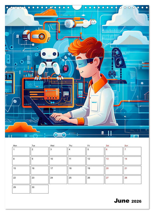 Dream jobs of tomorrow - The future planner for big dreams (CALVENDO Monthly Calendar 2026)