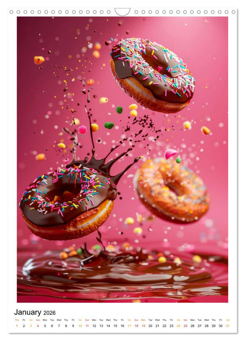 Donuts for gourmets (CALVENDO Monthly Calendar 2026)