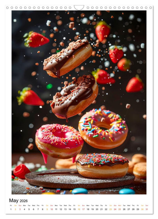 Donuts for gourmets (CALVENDO Monthly Calendar 2026)
