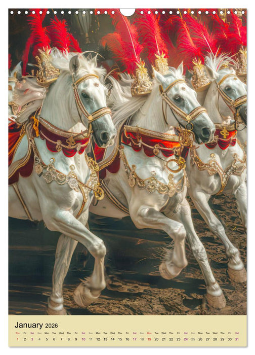 Circus fantasies - Venetian style (CALVENDO Monthly Calendar 2026)