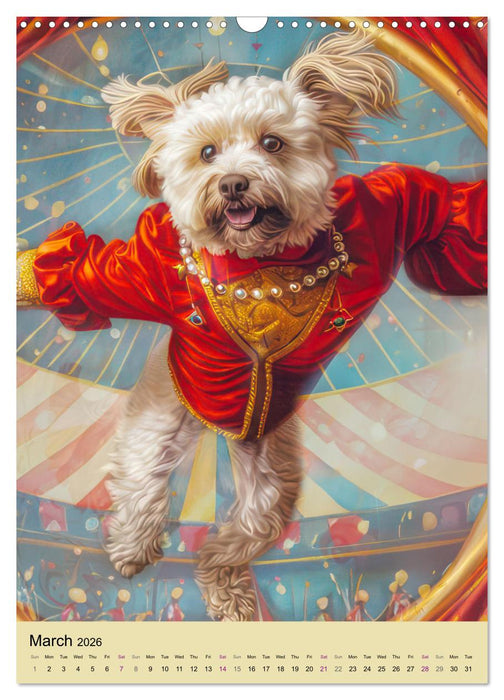 Circus fantasies - Venetian style (CALVENDO Monthly Calendar 2026)