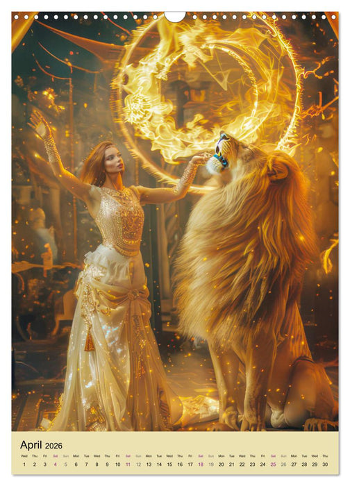 Circus fantasies - Venetian style (CALVENDO Monthly Calendar 2026)