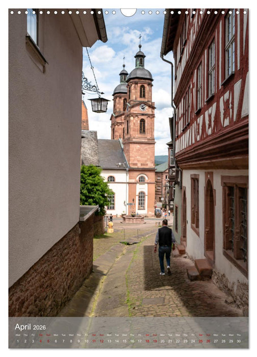 Miltenberg on the Main quadrangle (CALVENDO Monthly Calendar 2026)