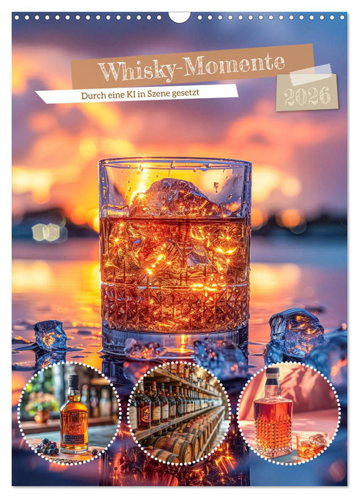 Whisky moments (CALVENDO Monthly Calendar 2026)