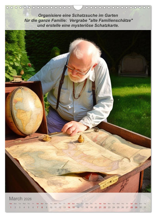 Finally a pensioner without boredom (CALVENDO Monthly Calendar 2026)