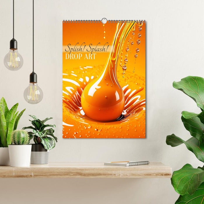 Splish! Splash! DROP ART (CALVENDO Monthly Calendar 2026)