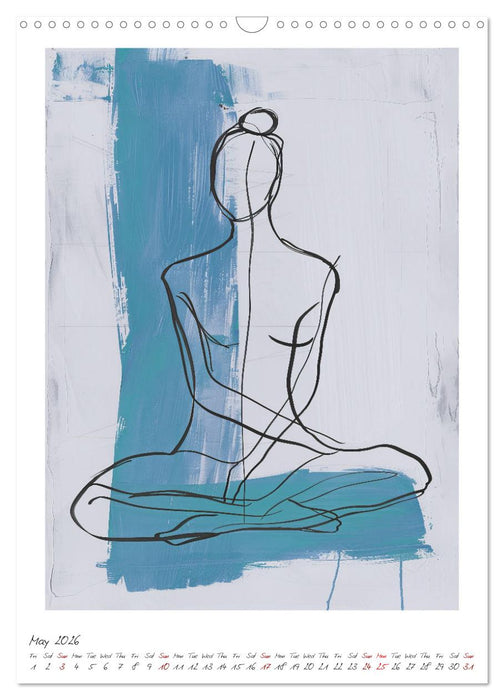 Contour PUR - Feminine shapes (CALVENDO Monthly Calendar 2026)