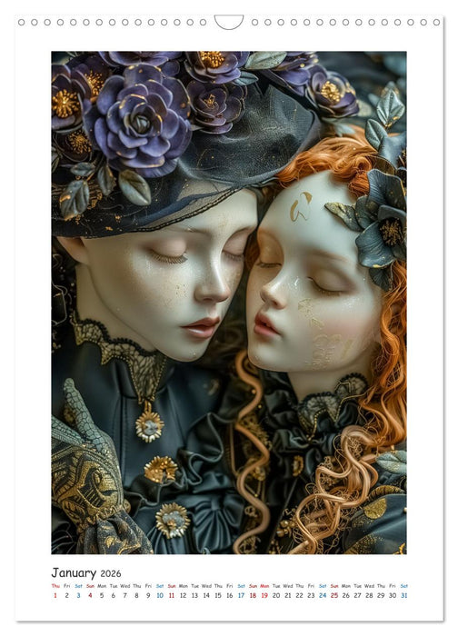 Artful faces (CALVENDO Monthly Calendar 2026)