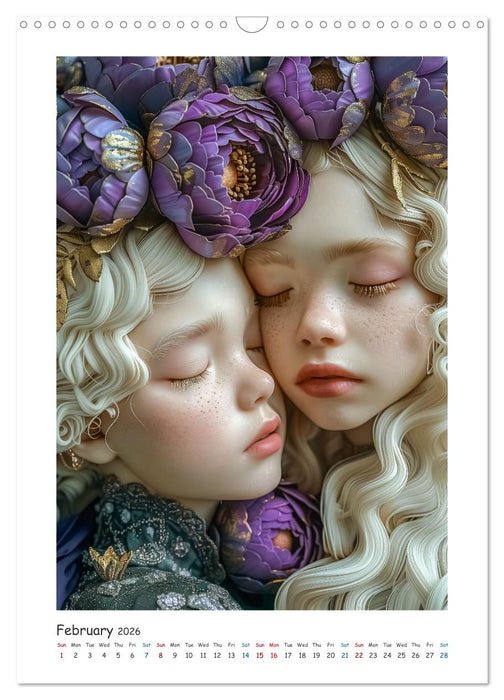 Artful faces (CALVENDO Monthly Calendar 2026)