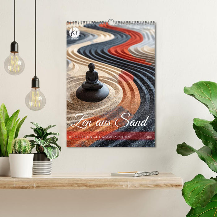 Zen from sand (CALVENDO Monthly Calendar 2026)
