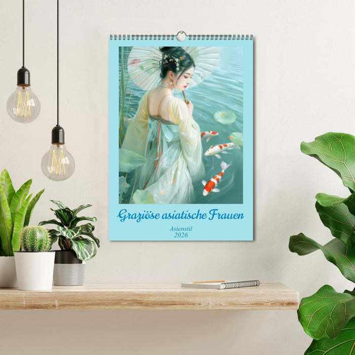 Graceful Asian women - Asian style (CALVENDO Monthly Calendar 2026)