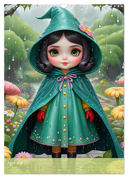 Cute weather witches (CALVENDO Monthly Calendar 2026)