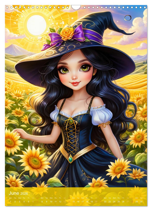 Cute weather witches (CALVENDO Monthly Calendar 2026)