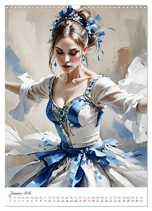 Dancing elegance (CALVENDO Monthly Calendar 2026)