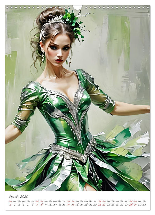 Dancing elegance (CALVENDO Monthly Calendar 2026)