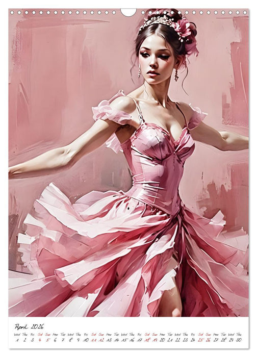 Dancing elegance (CALVENDO Monthly Calendar 2026)