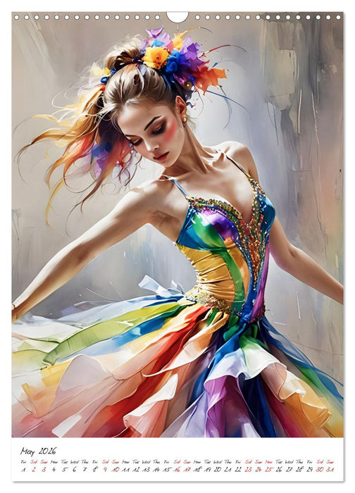 Dancing elegance (CALVENDO Monthly Calendar 2026)