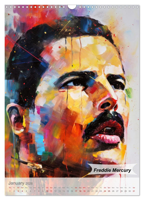 POP Legends in Pop Art (CALVENDO Monthly Calendar 2026)