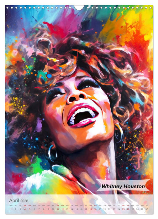 POP Legends in Pop Art (CALVENDO Monthly Calendar 2026)