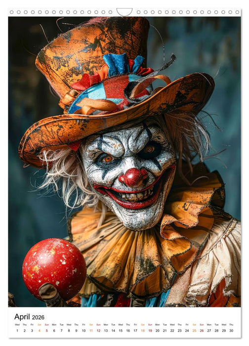 Der Clown (CALVENDO Monthly Calendar 2026)
