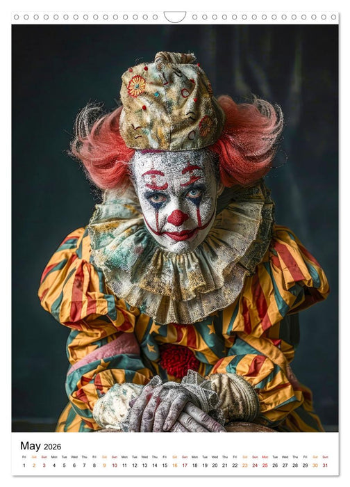 Der Clown (CALVENDO Monthly Calendar 2026)