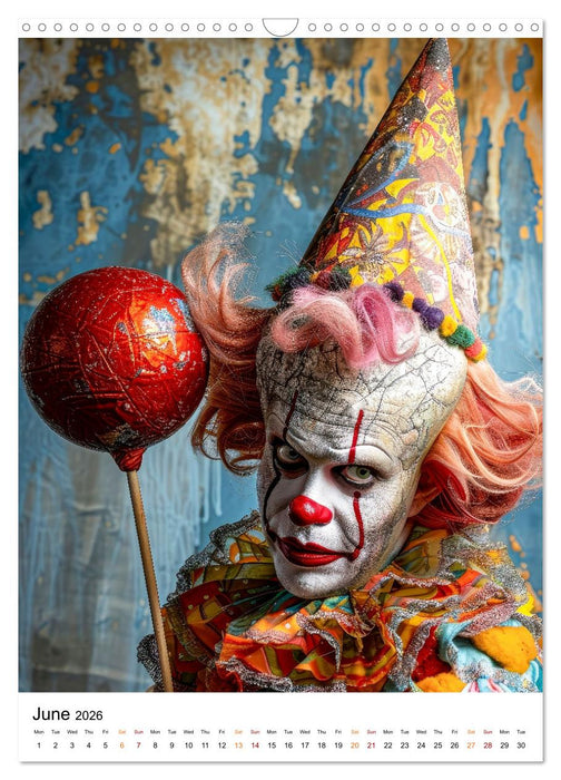 Der Clown (CALVENDO Monthly Calendar 2026)