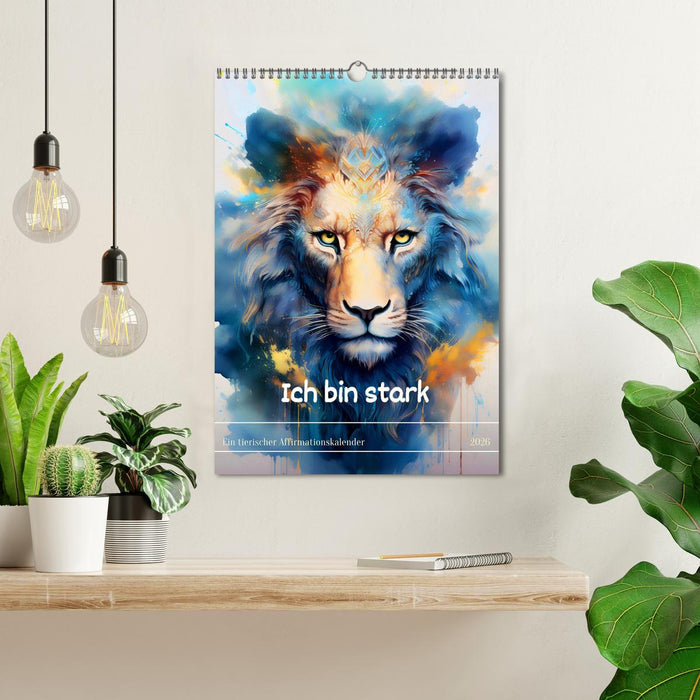 I am strong - An animal affirmation calendar (CALVENDO Monthly Calendar 2026)