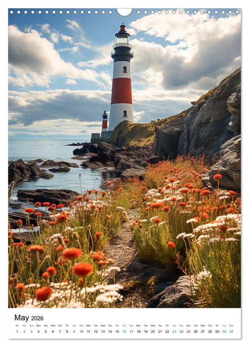 Coastal lights (CALVENDO Monthly Calendar 2026)