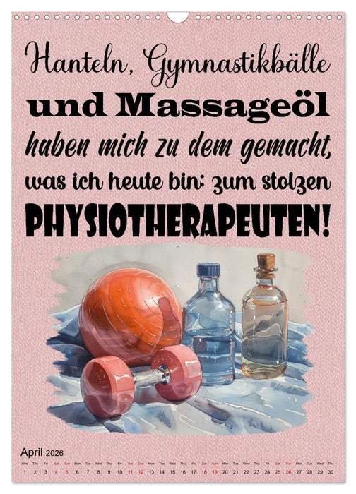 Physiosayings (CALVENDO Monthly Calendar 2026)