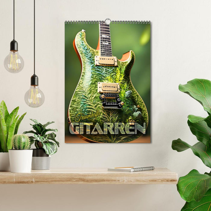 Fantastic guitars (CALVENDO Monthly Calendar 2026)