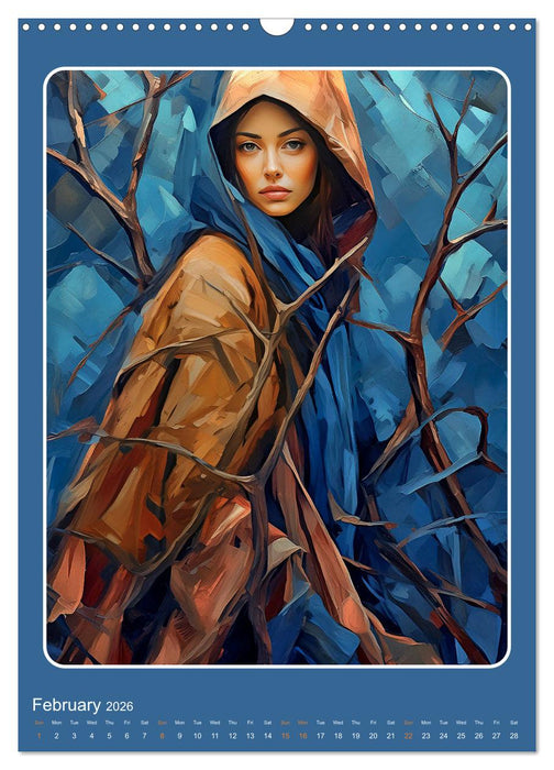 Twelve months with twelve women (CALVENDO Monthly Calendar 2026)