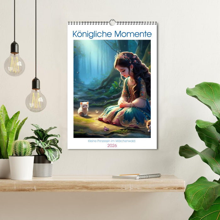Royal moments - Little princess in the fairytale forest (CALVENDO Monthly Calendar 2026)
