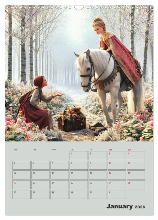 Royal moments - Little princess in the fairytale forest (CALVENDO Monthly Calendar 2026)
