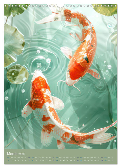 Animals and nature - Asian style (CALVENDO Monthly Calendar 2026)